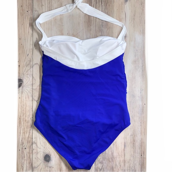 NWT Venus Cobalt Tummy Control Halter One Piece Swimsuit - Picture 4 of 8